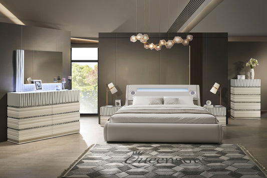 PURICH BEDROOM SET WITH AMBIENT LIGHTING