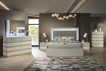 ZURICH BEDROOM SET WITH AMBIENT LIGHTING