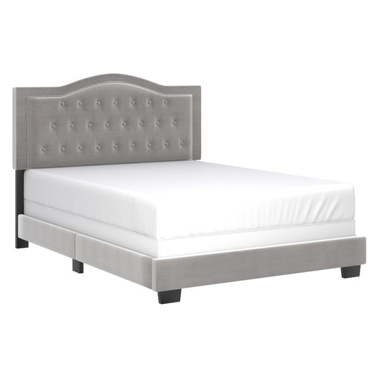 Pixie 60" Queen Bed in Light Grey