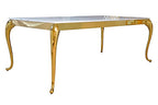 Table à manger en marbre Soleil 78"