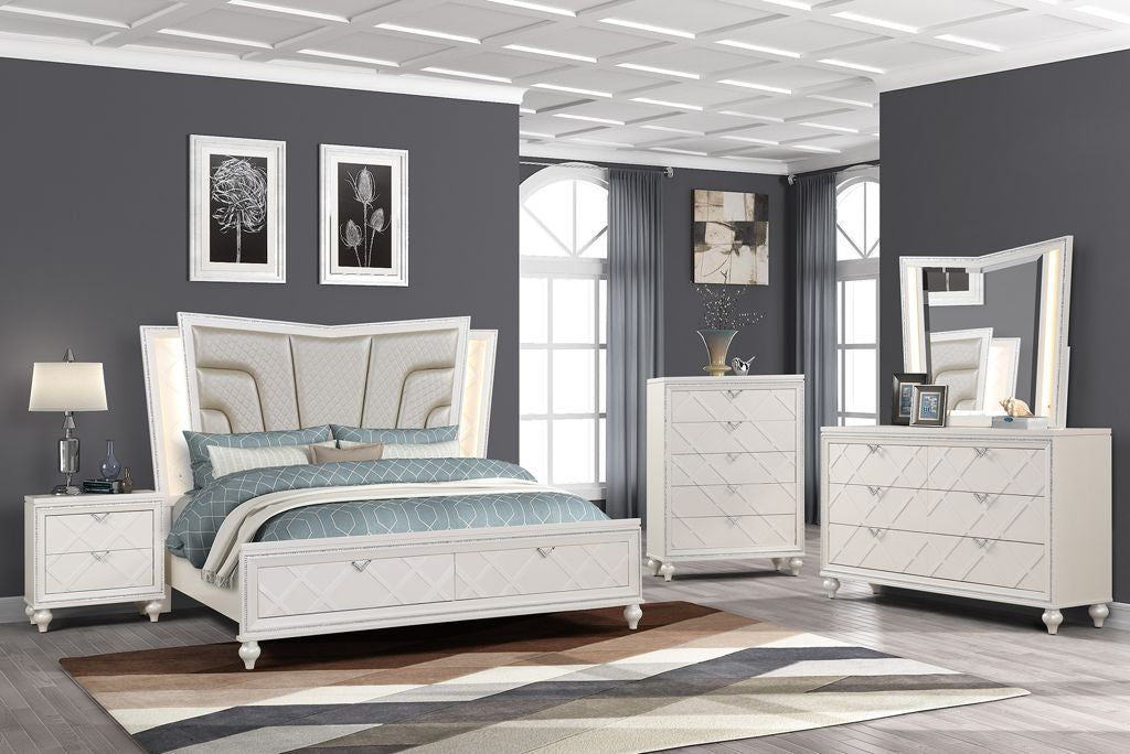 AISHA Ivory Bedroom Set