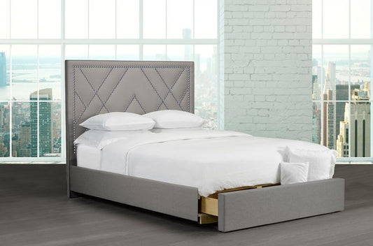 R157 Low Profile Platform bed with Drawer