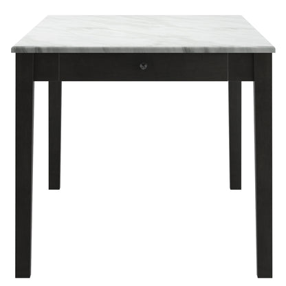 Pascal Dining Table w/Drawers in Grey