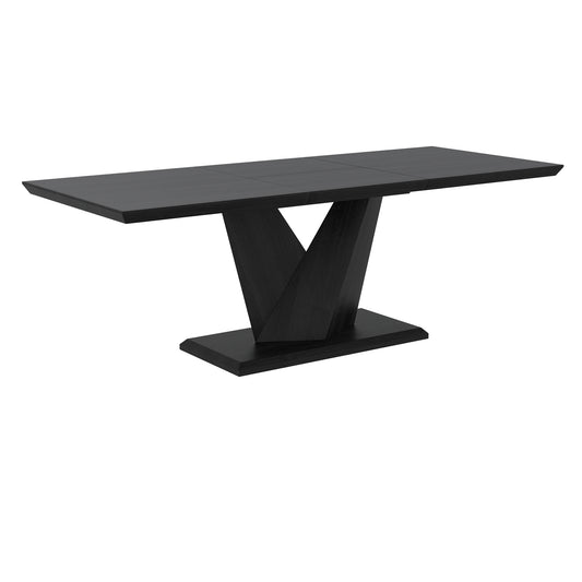 Eclipse Dining Table w/Extension in Black