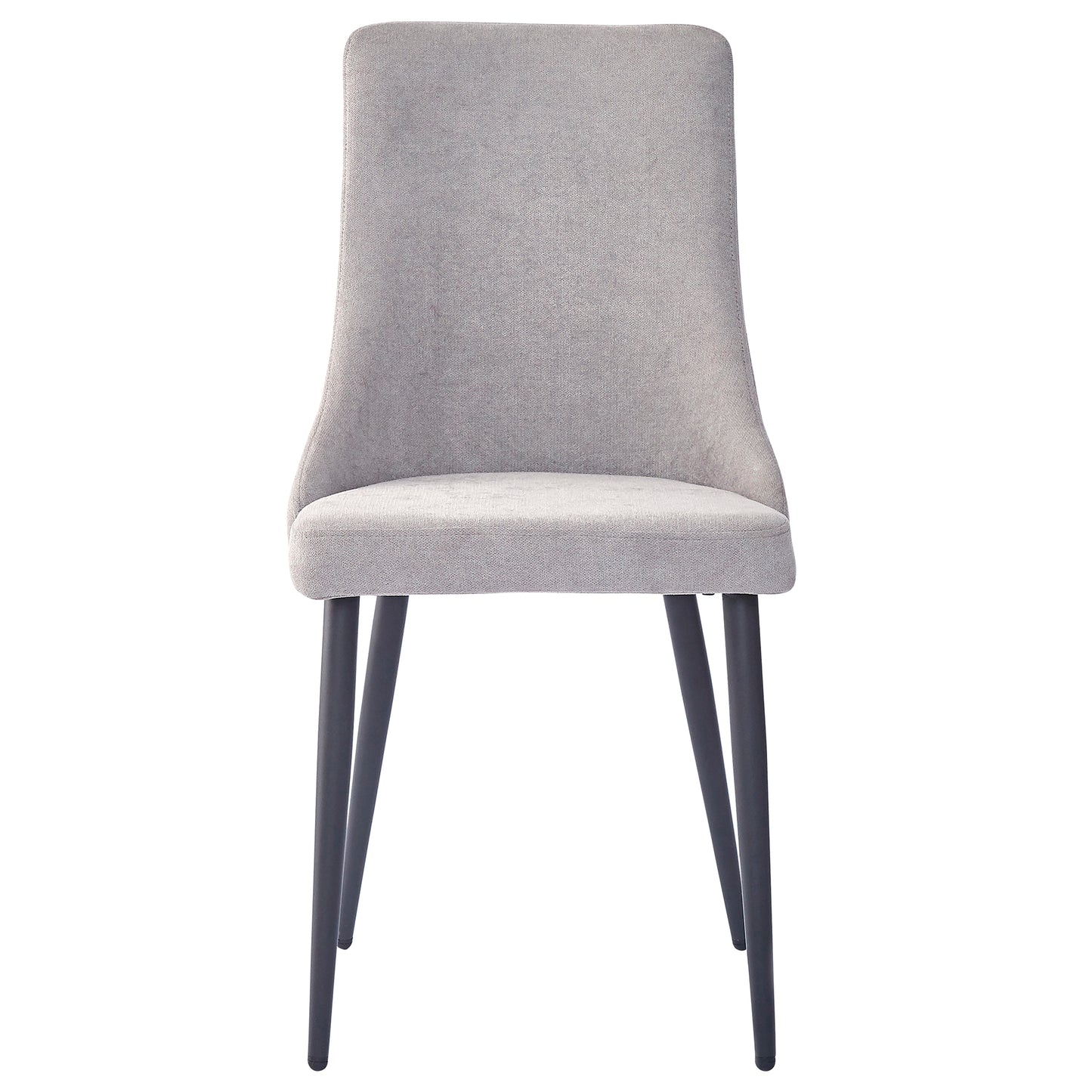 Venice Side Chair, Set of 2 in Grey and Black