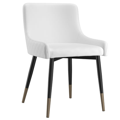 Xander Side Chair in White and Black (Each)