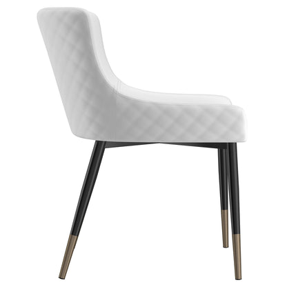 Xander Side Chair in White and Black (Each)