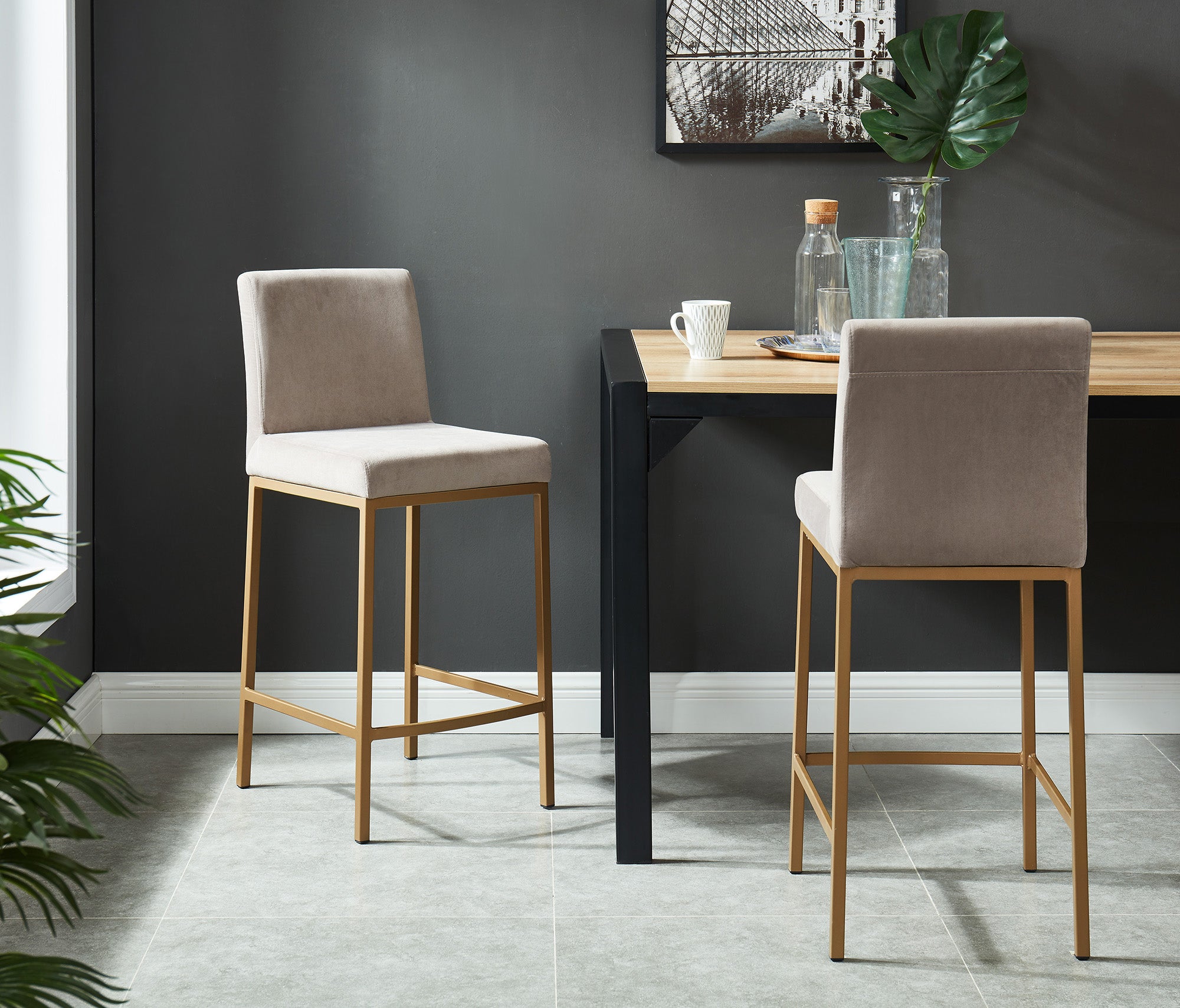 Tabouret de bar Diego 26 po, ensemble de 2