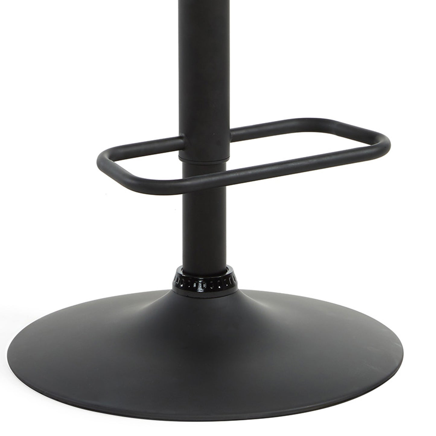Dex Adjustable Air Lift Stool, Set of 2 in Beige and Black