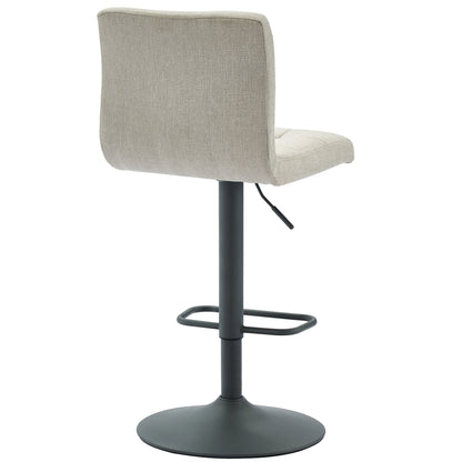 Sorb Adjustable Air Lift Stool, Set of 2 in Beige and Grey