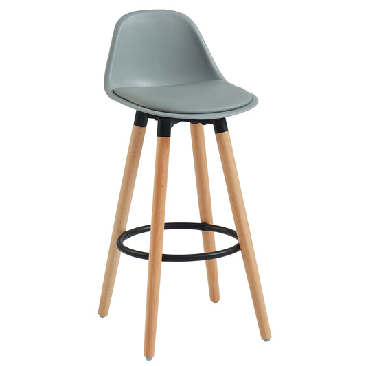 Diablo 26" Counter Stool, Set of 2 in Grey and Natural