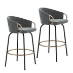 Tabouret de bar Lavo 26 po, ensemble de 2 