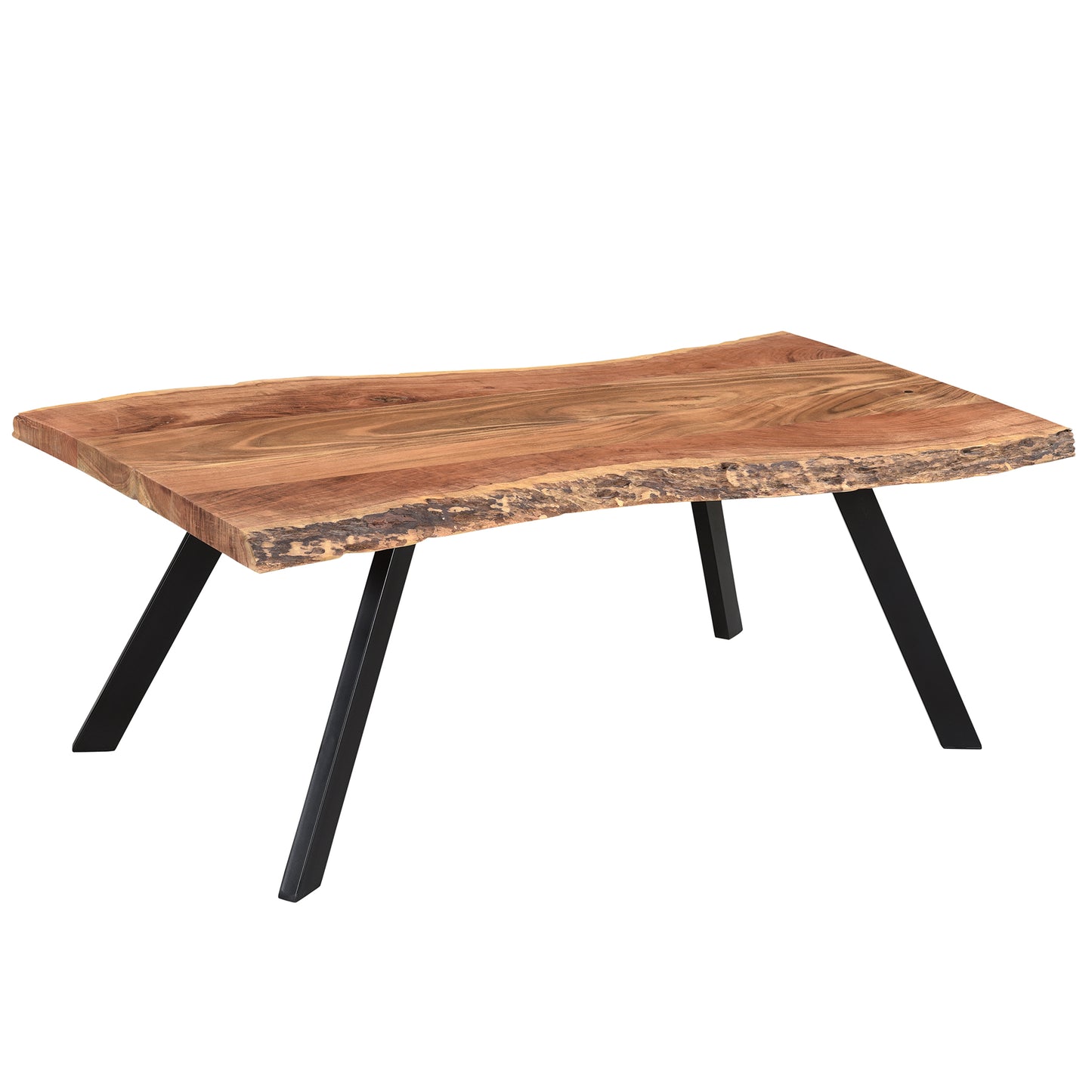 Virag Coffee Table in Natural and Black
