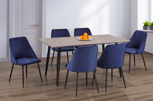 DINING SET (Table + 6 Chairs)