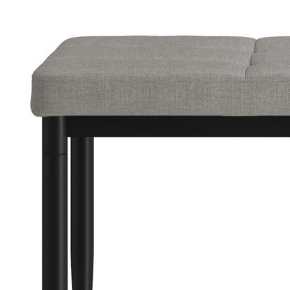 Timor Bench in Light Grey and Black