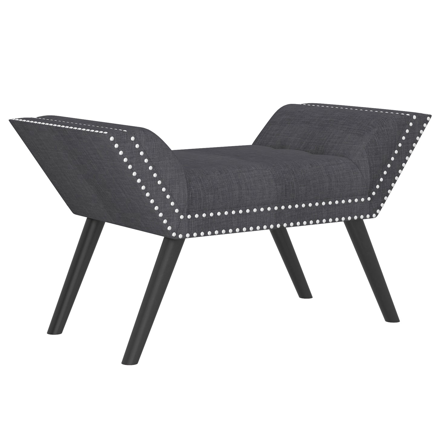 Lana Bench in Grey and Black