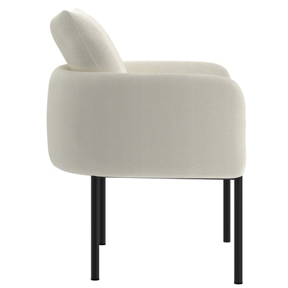 Zana Accent Chair in Cream and Black -WW