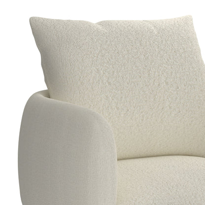 Zana Accent Chair in Cream and Black -WW