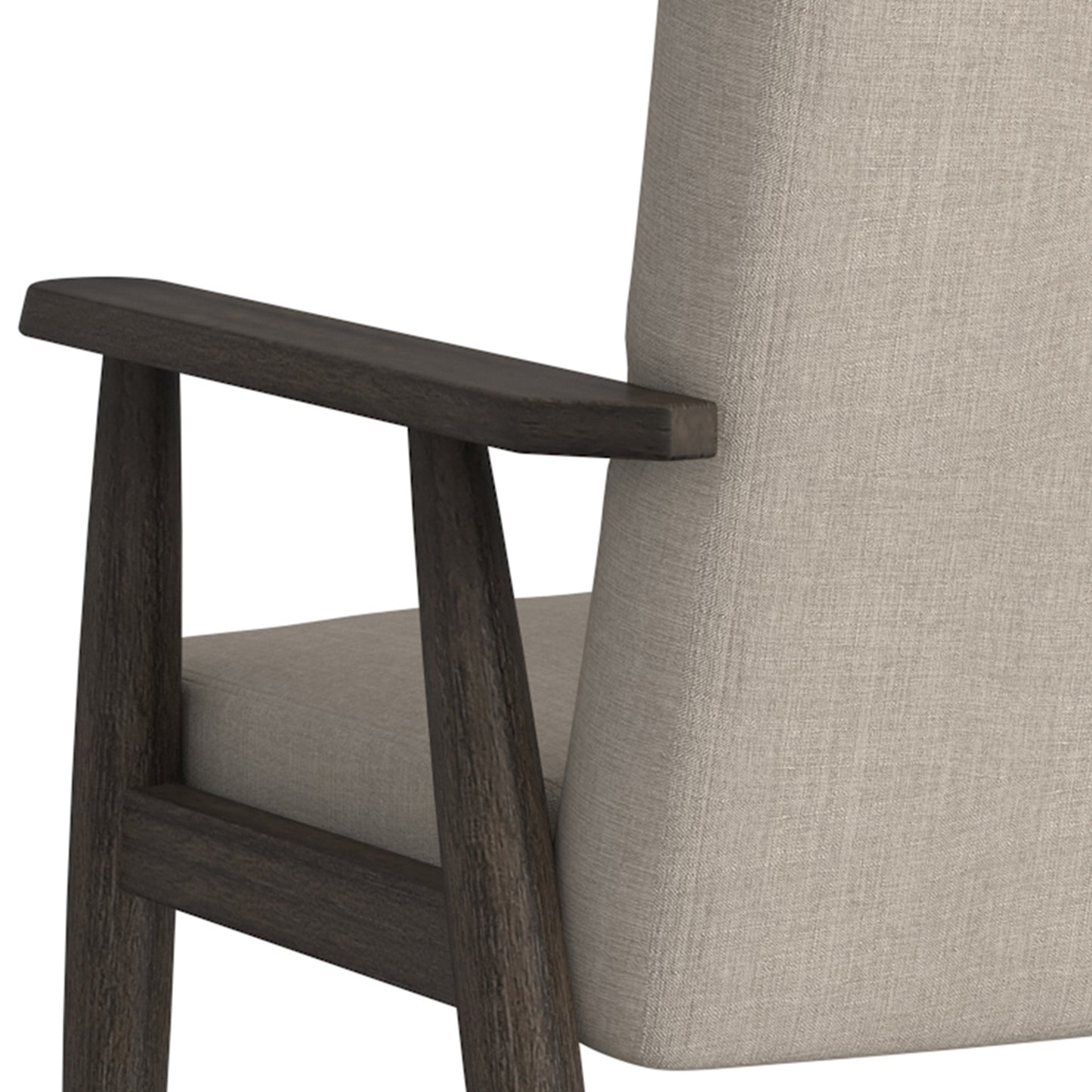 Huxly Accent Chair in Beige and Weathered Brown - WW