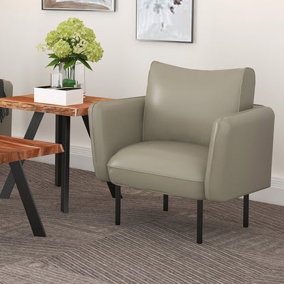 Ryker Accent Chair in Grey-Beige and Black - WW