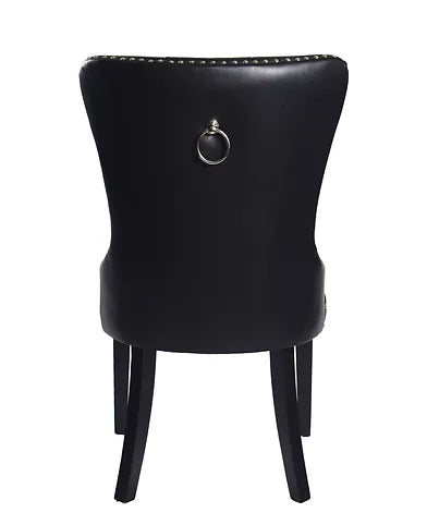 Madrid Black PU Leather Chairs (Each)