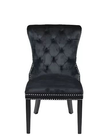 Madrid Black Dining Chairs (Set Of 2)