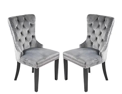 Madrid Grey Dining Chairs (Set Of 2)