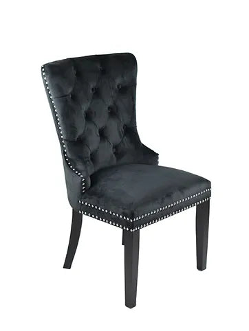 Madrid Black Dining Chairs (Set Of 2)
