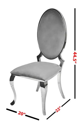 Ice Grey Dining Chair (Set Of 2)