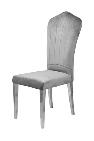 Monica Light Grey Dining Chair (set of 2)