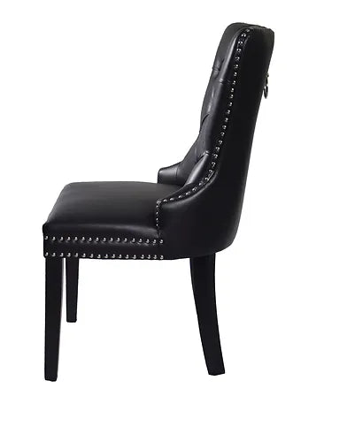 Madrid Black PU Leather Chairs (Each)