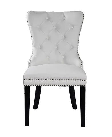 Madrid White PU Leather Chairs (Set Of 2)