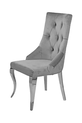 Lilly Light Grey Dining Chairs (Set Of 2)