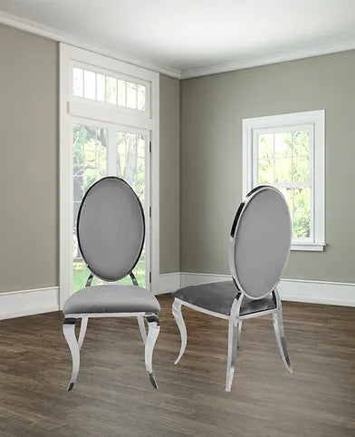 Bronx Grey Dining Chairs (Set Of 2)