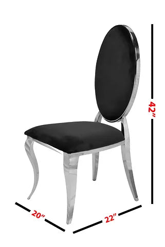 Bronx Black Dining Chairs (Set Of 2)