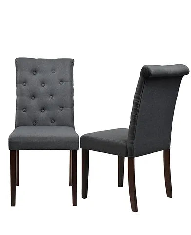 Roxy Chair Dark Grey (Set Of 2)