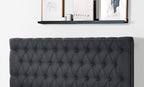Lit plateforme Sofia anthracite (Queen/King)