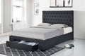 Lit plateforme Sofia anthracite (Queen/King)
