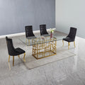 Table à manger Zenith Gold (80" x 40")